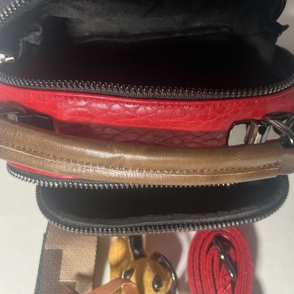 Genuine Leather Camera Bag Style Crossbody Bag - Picture 4 of 4